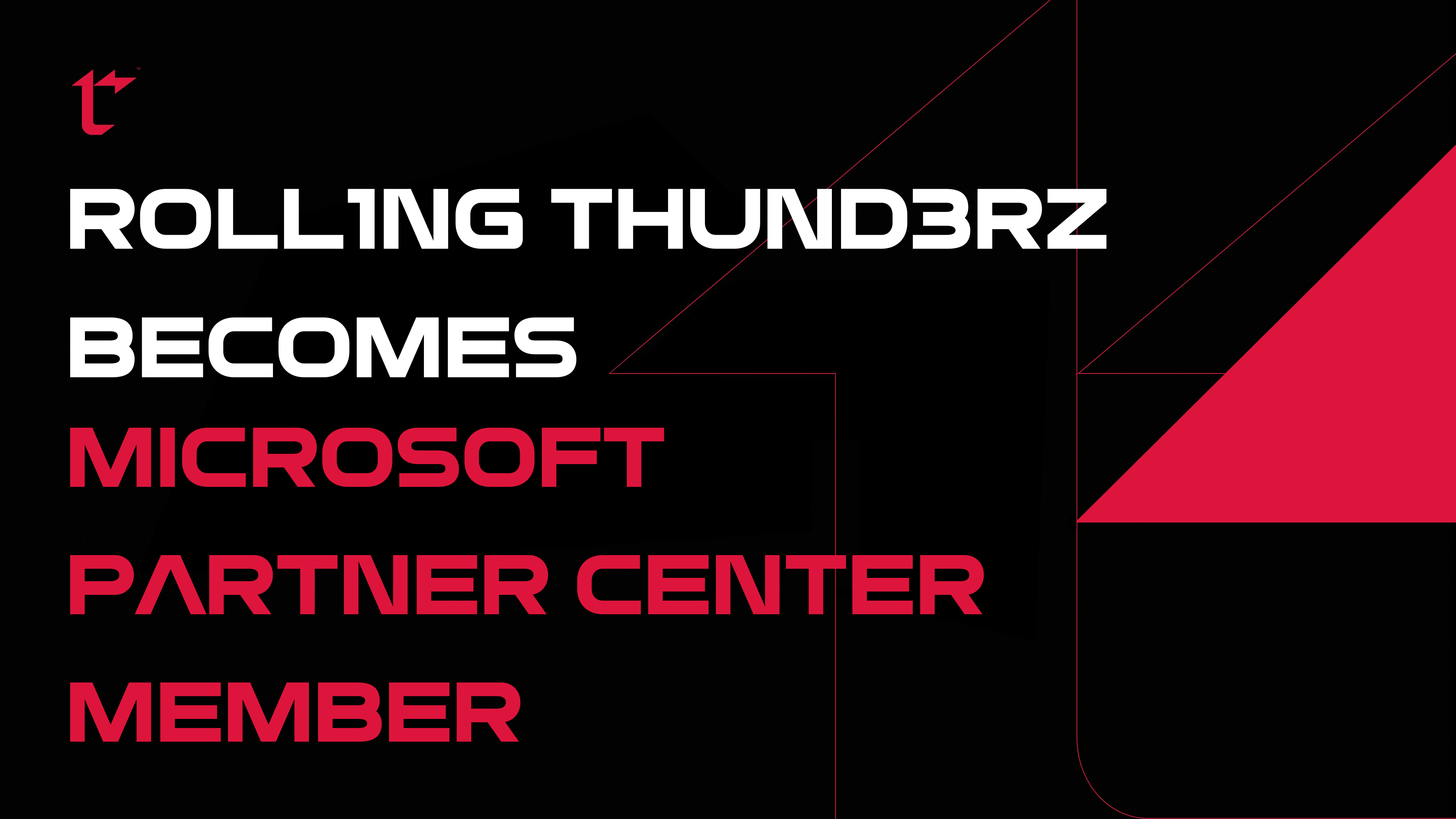 Roll1ng Thund3rz becomes Microsoft Partner Center member